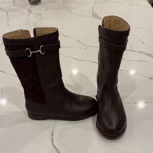 Janie & Jack Brown Kids Boots size 11
